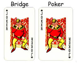 Bridge size vs poker size playing cards side by side