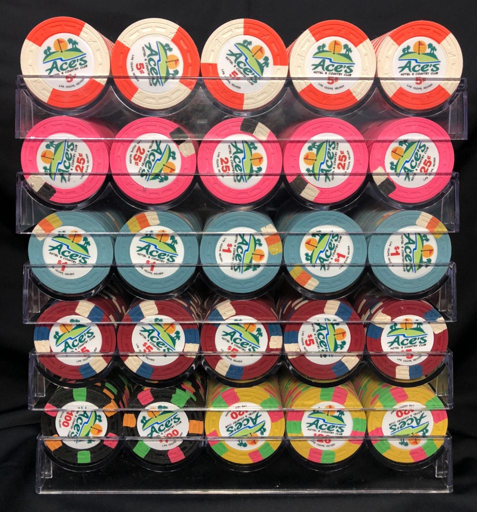 A custom set of clay chips made by ASM/CPC